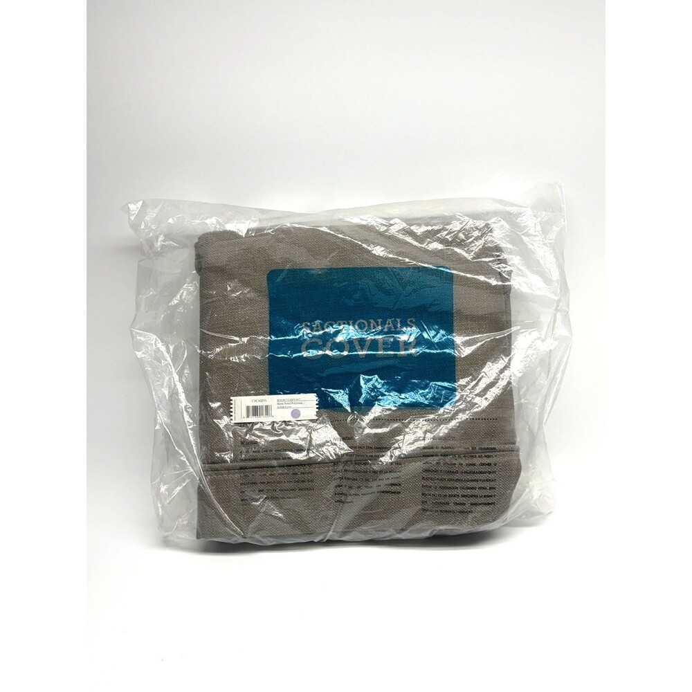 Lovesac Sactional Standard Side Cover 6s Stone Solid Polylinen NEW